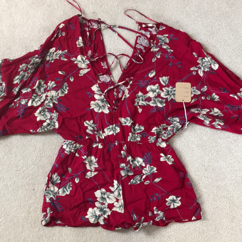 NWT Floral romper
